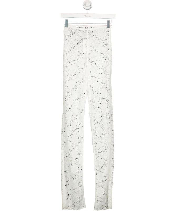 SLA the label White Kimmy Trousers Tall UK XS