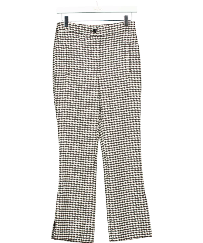 Veronica Beard Black And White Scuba Pant UK 4