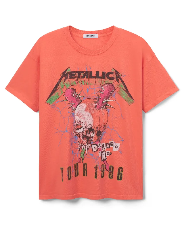 Metallica Damage Inc Tour 1986 Merch Tee