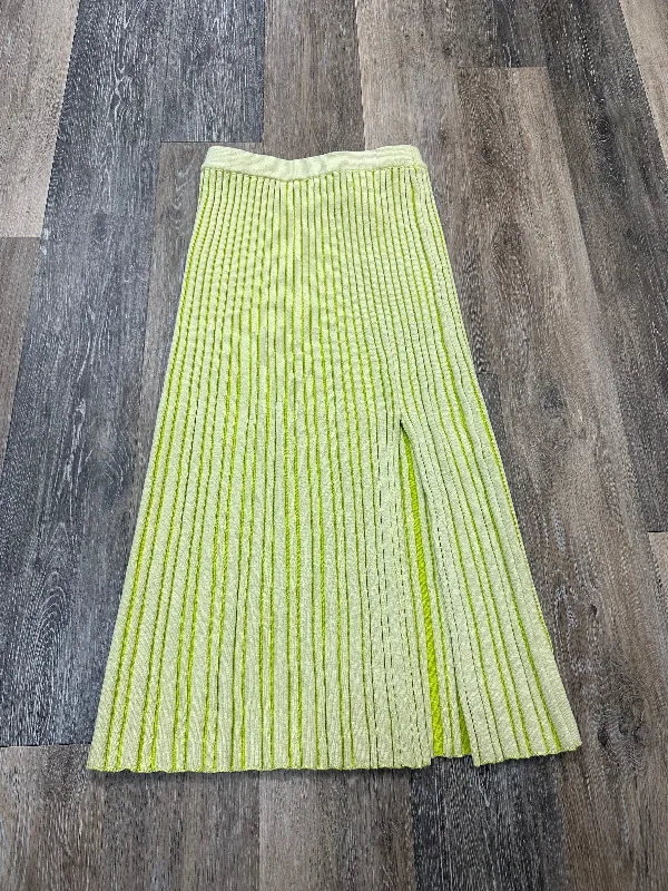 Skirt Midi By By Together In Green, Size: S