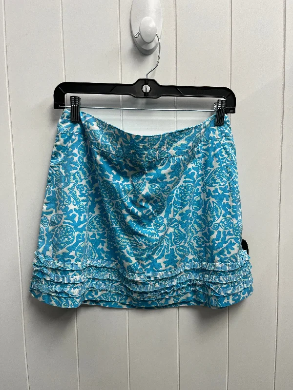 Skort By Lilly Pulitzer In Blue & Green, Size: 6