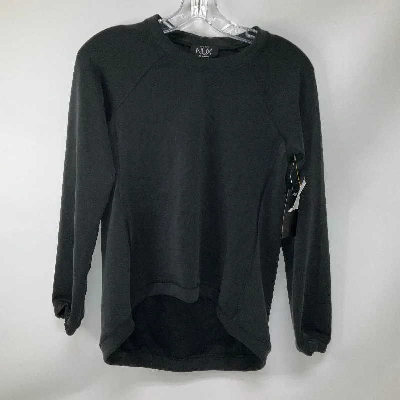 Athletic Top Long Sleeve Crewneck By Cmc In Black, Size: Xs