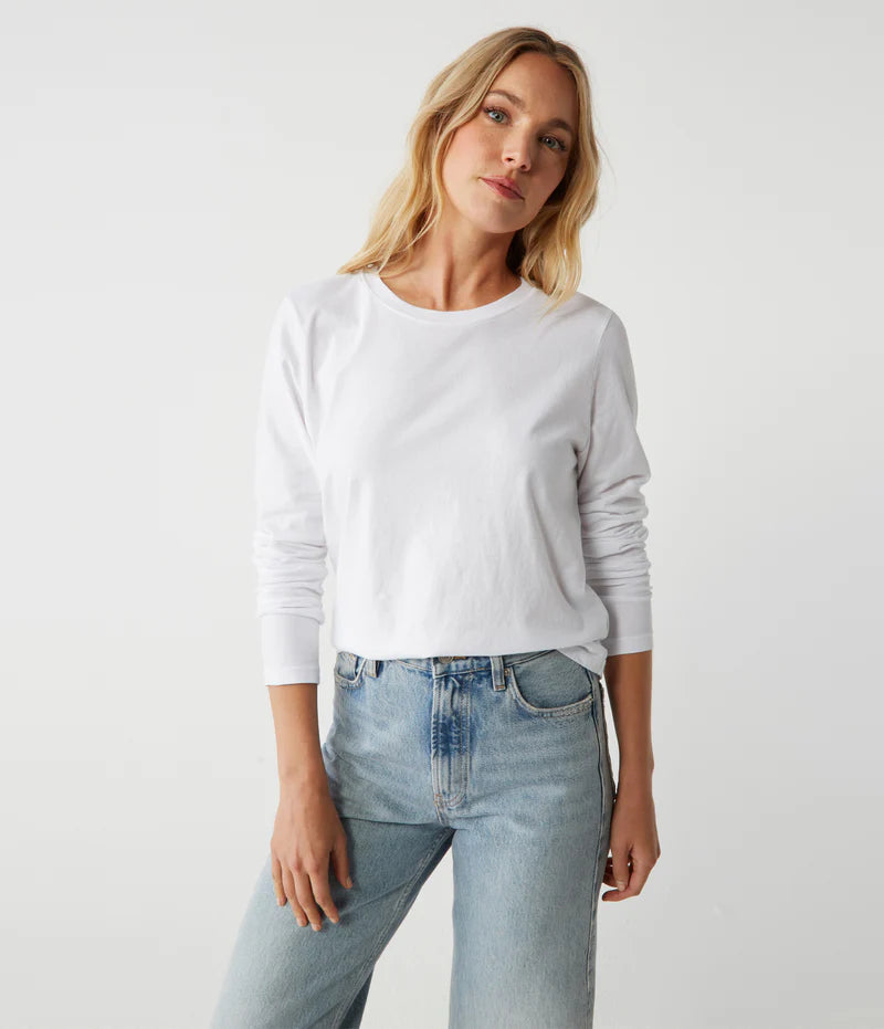 Clarissa Long Sleeve Top - White