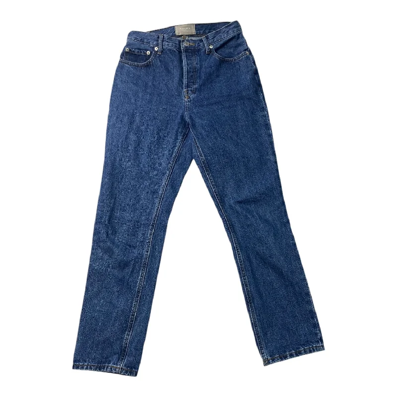 Jeans Straight By Everlane In Blue Denim, Size: 4