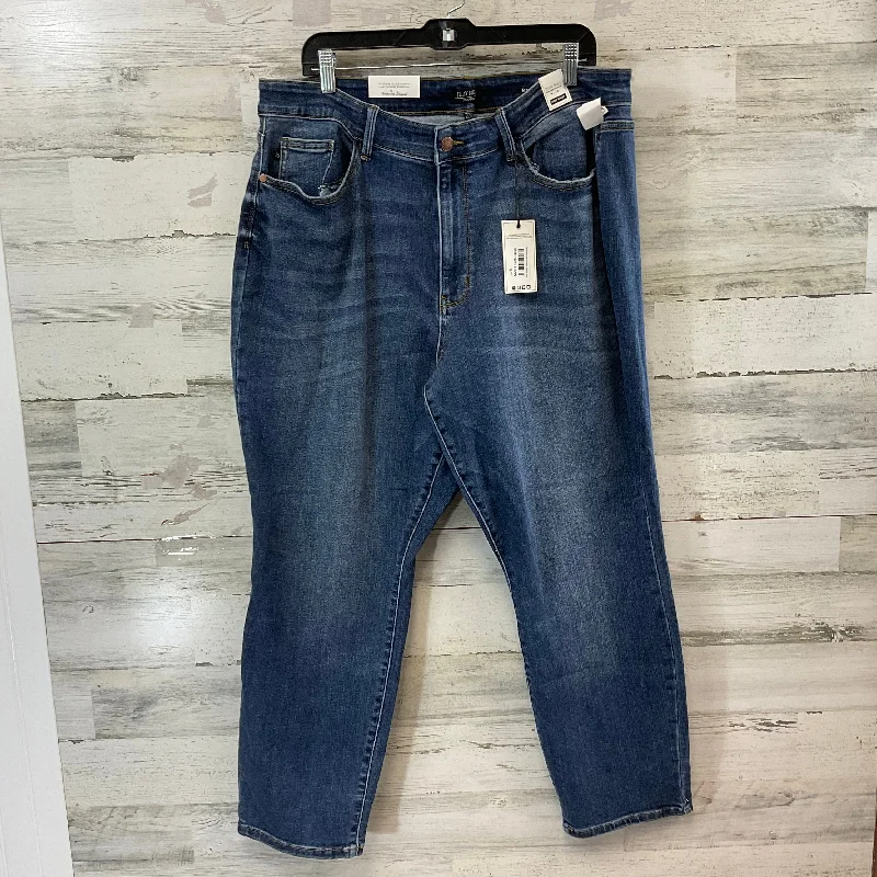 Jeans Straight By Judy Blue In Blue Denim, Size: 22w