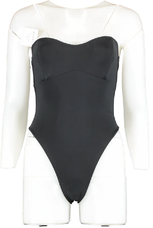 Myra Swimwear Black Otis One Piece UK S