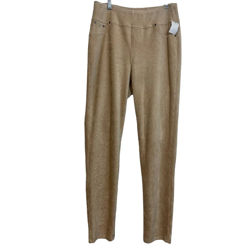 Pants Ankle By Hem & Thread In Tan, Size: L