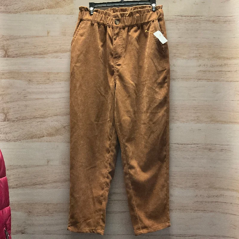 Pants Corduroy By Hyfve In Brown, Size: 10