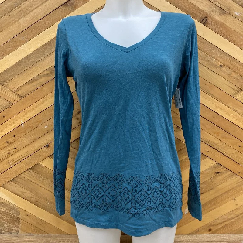 Columbia - Women's L/S Shirt - MSRP $45: Blue-women-SM