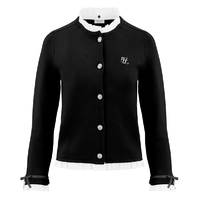 Fairliar Sleeve Frill Jacket Style Golf Cardigan 2024 Women