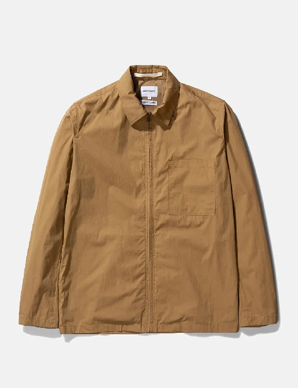 Norse Projects Jens Zip Packable Jacket - Utility Khaki