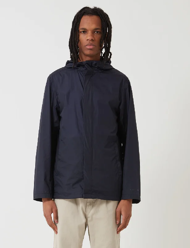 Norse Projects Kalmar Light Rain Jacket - Dark Navy Blue