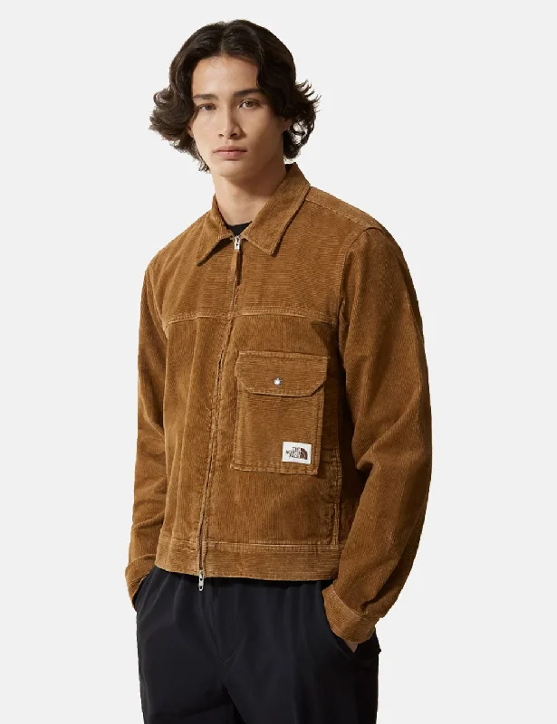 North Face Trucker Jacket - Utility Brown/Aviator Navy Blue