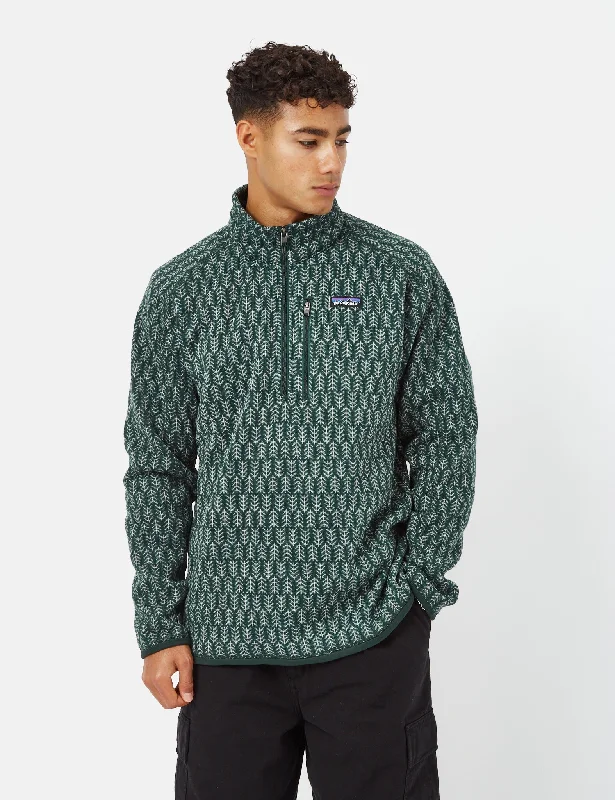 Patagonia Better Sweater 1/4 Zip - Pine Knit/Northern Green