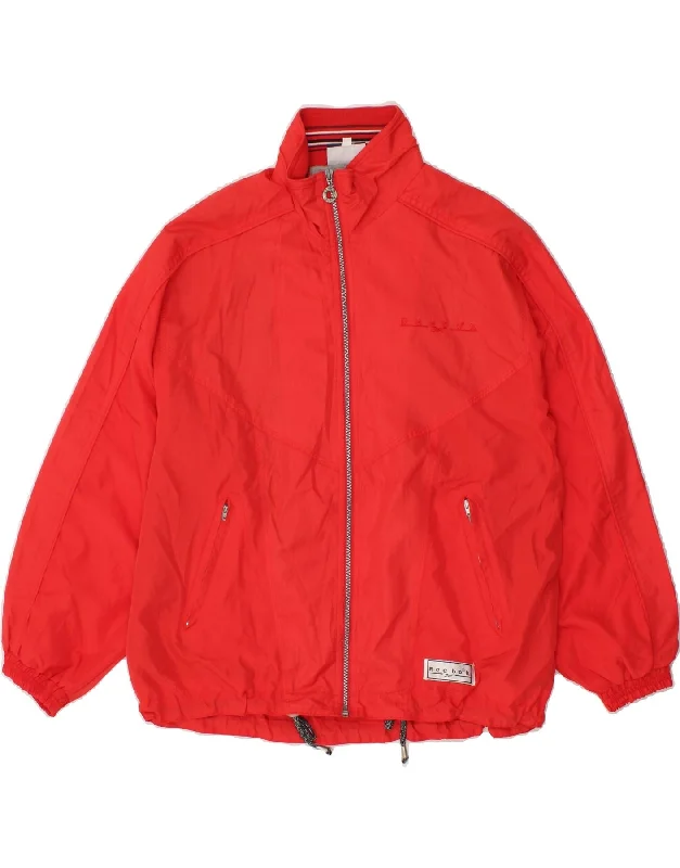 REEBOK Womens Rain Jacket EU 38 Medium Red