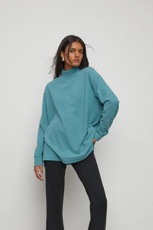 SOFT-FEEL MOCKNECK TOP