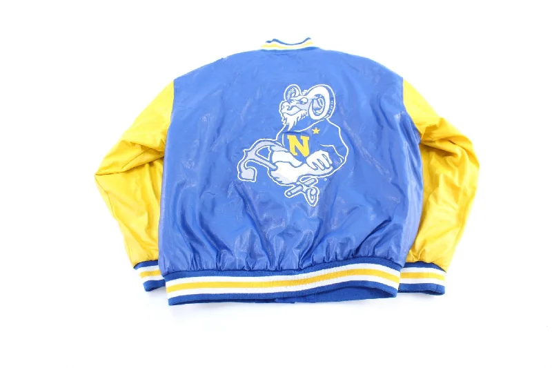 Steve & Barry's Embroidered US Navy Midship Varsity Jacket