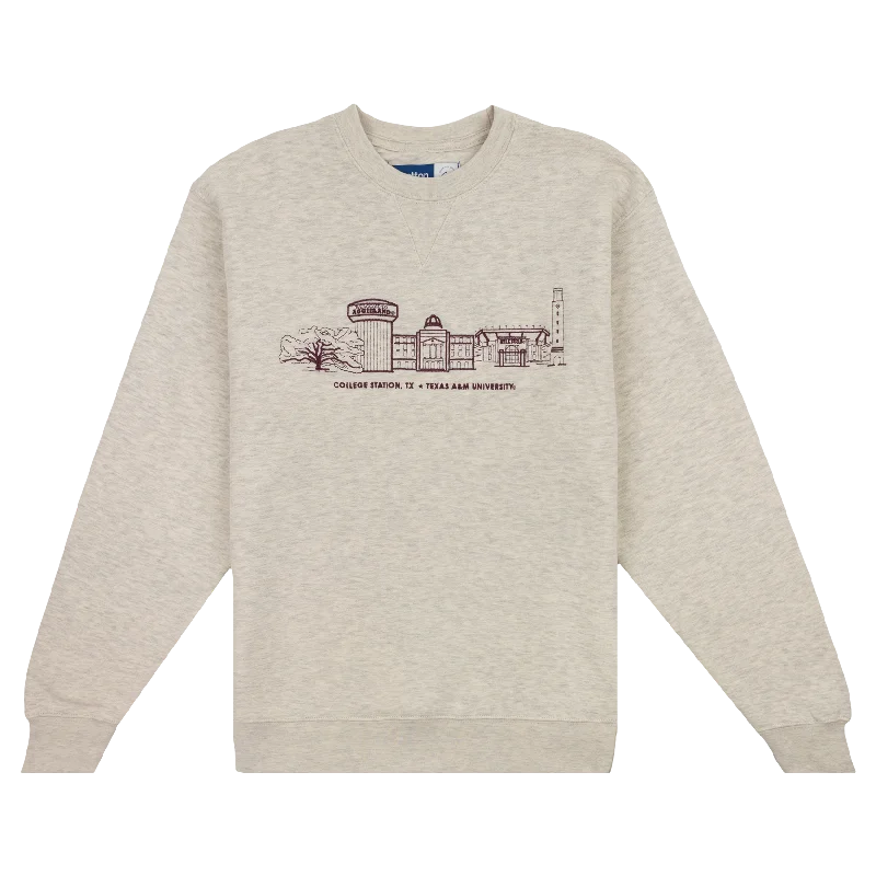 Texas A&M University College Station Skyline Sweatshirt