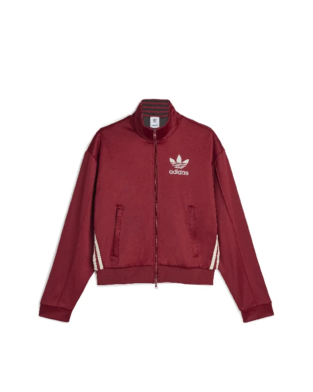 Wales Bonner Womens Track Top - Collegiate Burgundy