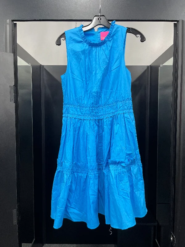 Blue Dress Party Midi Lilly Pulitzer NWT, Size S