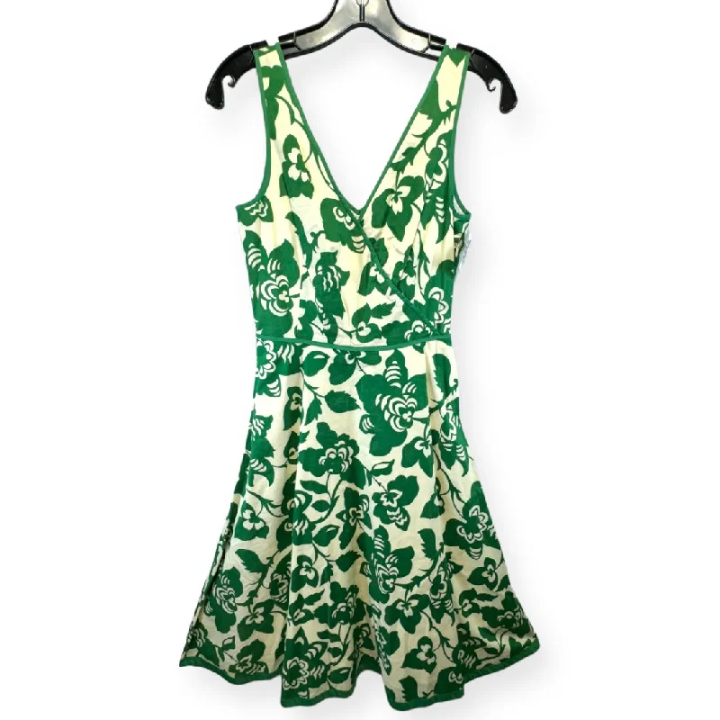 Green Dress Casual Midi Boden, Size 8