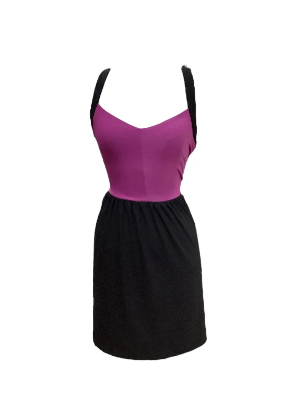 Purple Dress Casual Midi Bebop, Size Xl