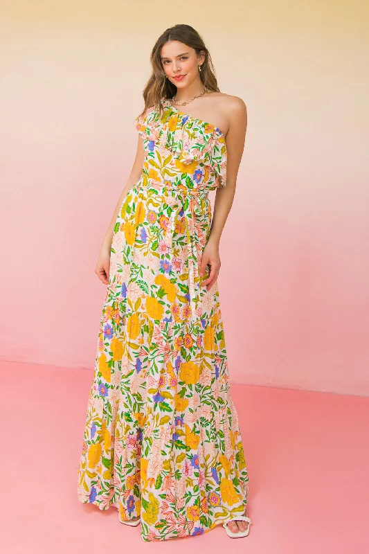 RUN THE GAME WOVEN MAXI DRESS