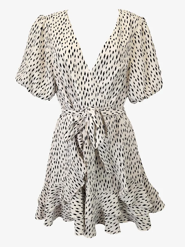 Tussah Luxurious Puff Sleeve Mini Dress Size 10