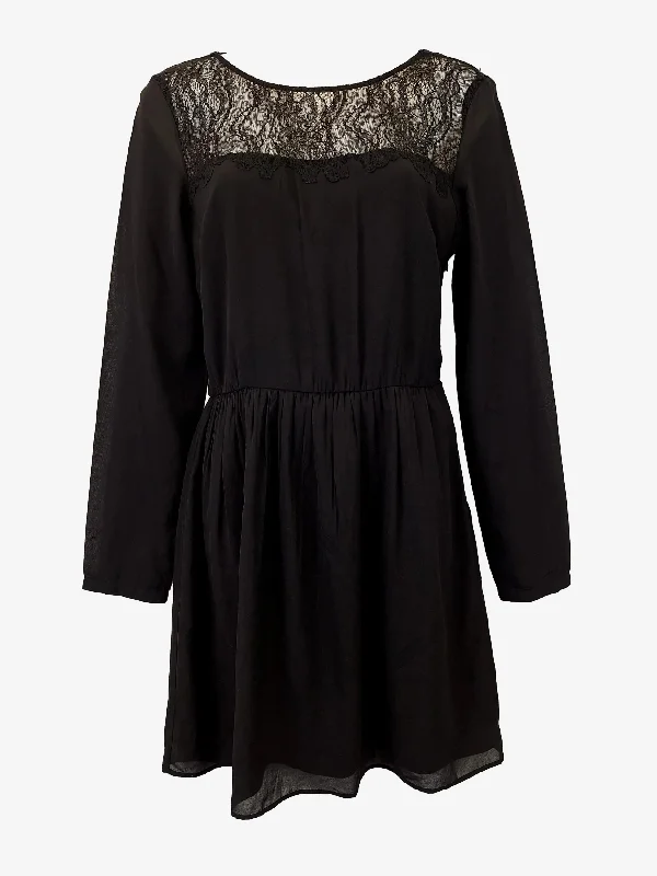 Zara Sleek Lace Evening Mini Dress Size M