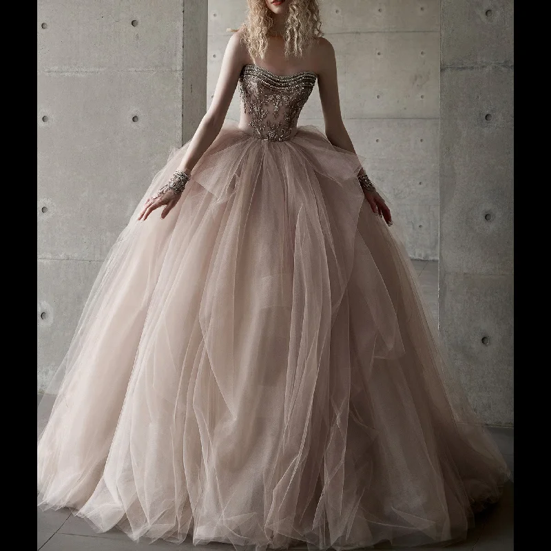 Strapless Party Dresses Evening Gowns Ball Gown Quinceanera Dresses