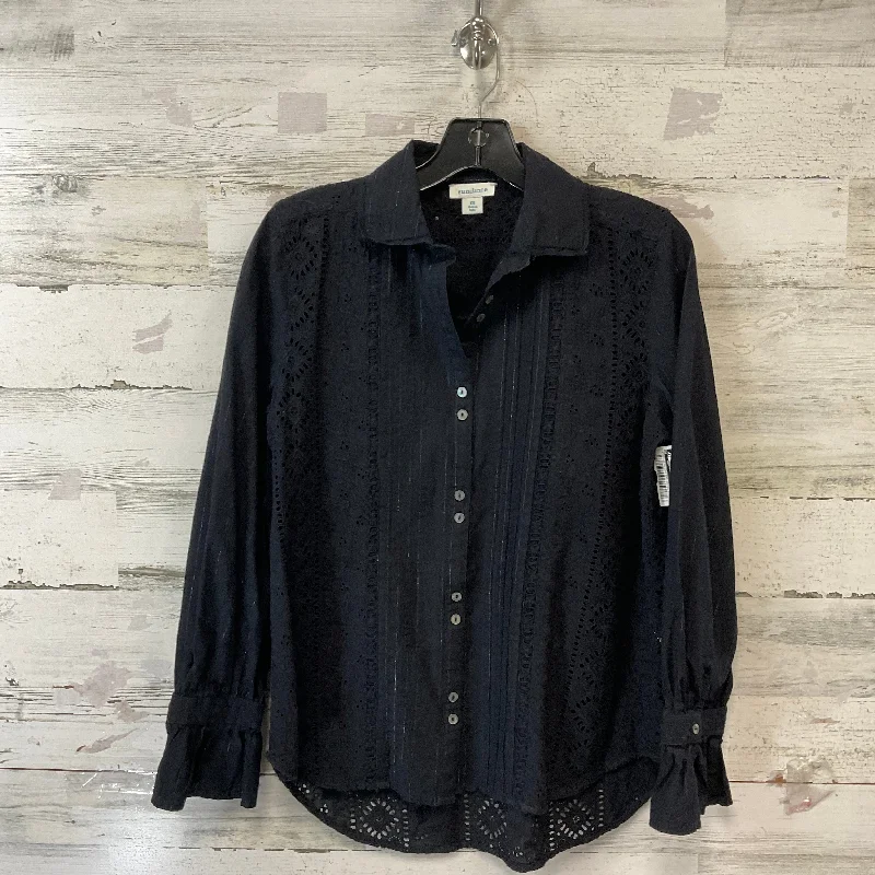 Blouse Long Sleeve By Sundance In Black, Size: Xs