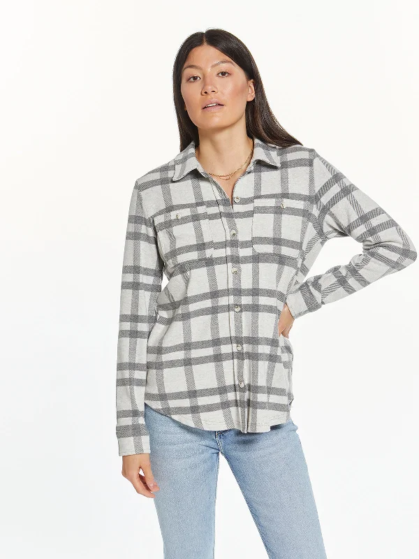 GREY IVORY PLAID