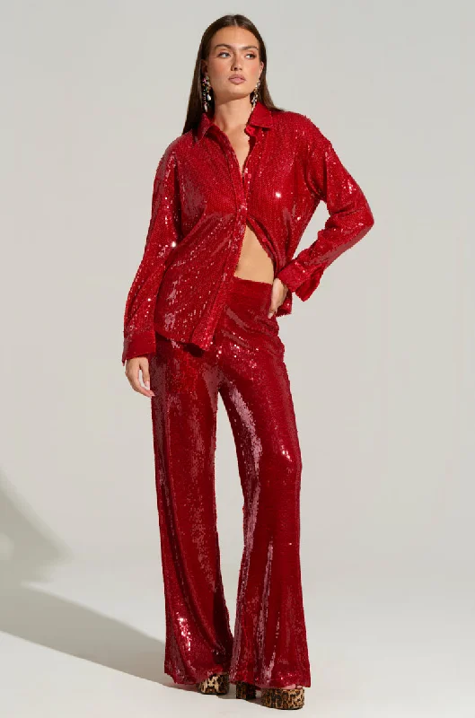 LOVER ZONE SEQUIN TROUSER